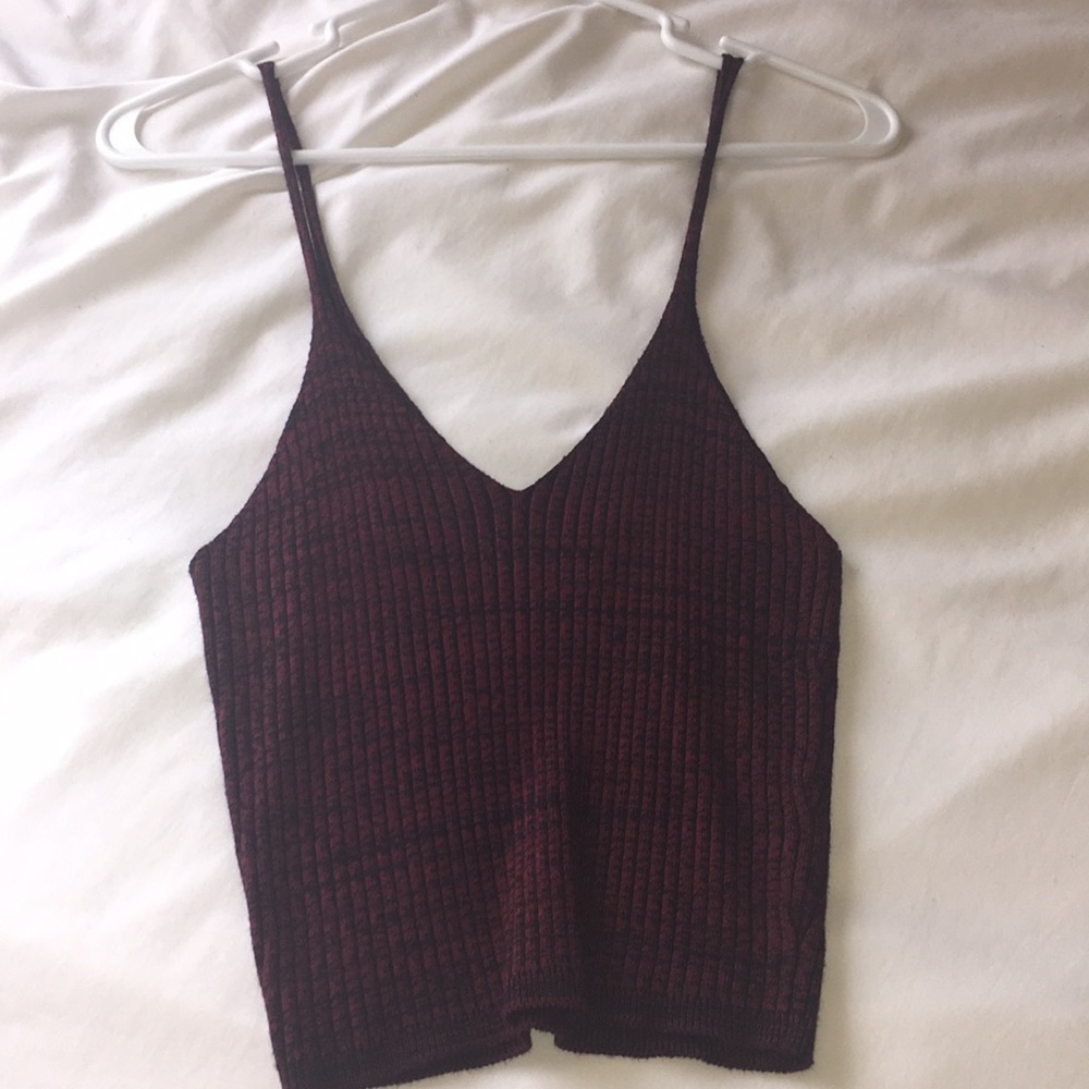 Pacsun Maroon Cami Crop Top